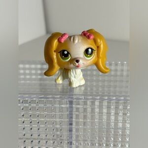 Vintage Littlest Pet Shop Maltese Dog Figurine